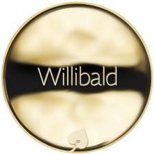 Jméno Willibald - líc