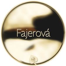Surname Fajerová - Averse